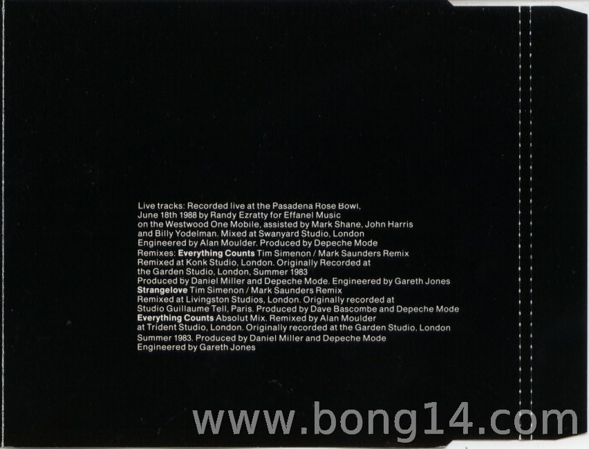 Everything Counts Live Mcd 67 Depeche Mode Everything Counts Live Deutschland 19 Mute Records Int 6 903 Matrixcode Cd Int 6 903 11 A1 Mastered By Dadc Austria 1 Everything Counts Live 05 47 2